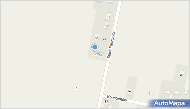 Nowe Faszczyce, Nowe Faszczyce, 52, mapa Nowe Faszczyce