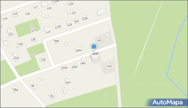 Nowe Gizewo, Nowe Gizewo, 140D, mapa Nowe Gizewo