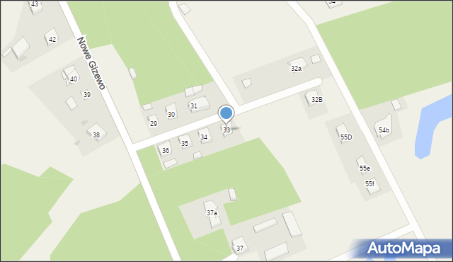 Nowe Gizewo, Nowe Gizewo, 33, mapa Nowe Gizewo