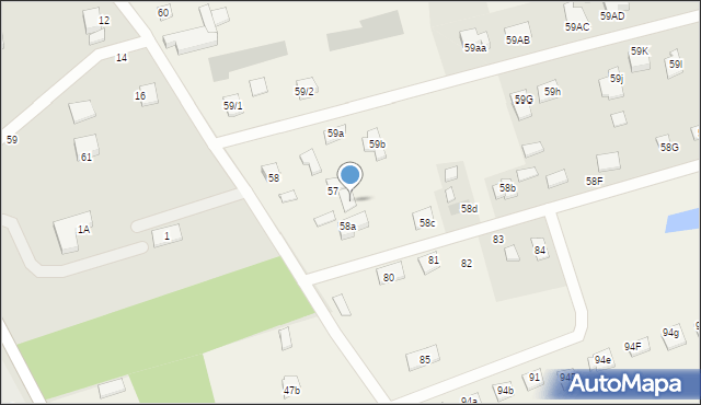 Nowe Gizewo, Nowe Gizewo, 57a, mapa Nowe Gizewo