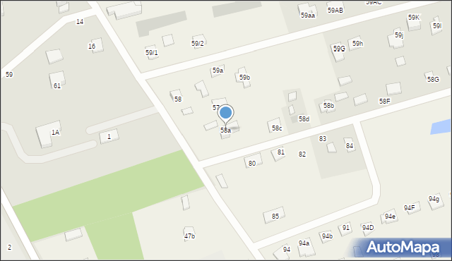 Nowe Gizewo, Nowe Gizewo, 58a, mapa Nowe Gizewo