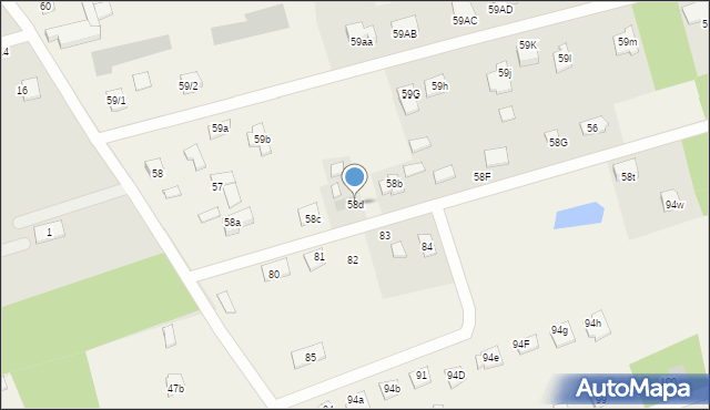 Nowe Gizewo, Nowe Gizewo, 58d, mapa Nowe Gizewo