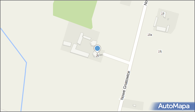 Nowe Gnatowice, Nowe Gnatowice, 20, mapa Nowe Gnatowice