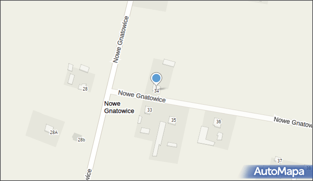 Nowe Gnatowice, Nowe Gnatowice, 34, mapa Nowe Gnatowice