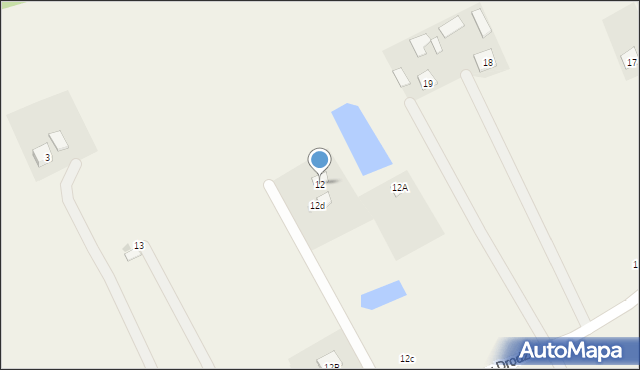 Nowe Gniewniewice, Nowe Gniewniewice, 12, mapa Nowe Gniewniewice