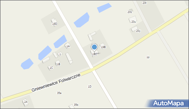 Nowe Gniewniewice, Nowe Gniewniewice, 19C, mapa Nowe Gniewniewice