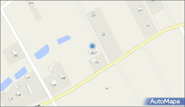 Nowe Gniewniewice, Nowe Gniewniewice, 20u, mapa Nowe Gniewniewice