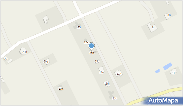 Nowe Gniewniewice, Nowe Gniewniewice, 25b, mapa Nowe Gniewniewice