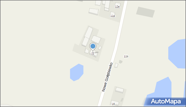 Nowe Gołębiewko, Nowe Gołębiewko, 11, mapa Nowe Gołębiewko