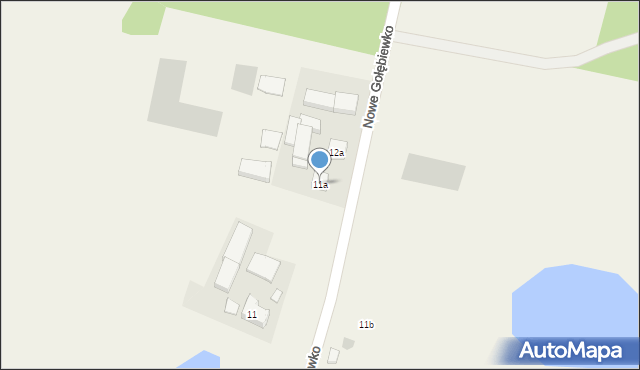 Nowe Gołębiewko, Nowe Gołębiewko, 11a, mapa Nowe Gołębiewko