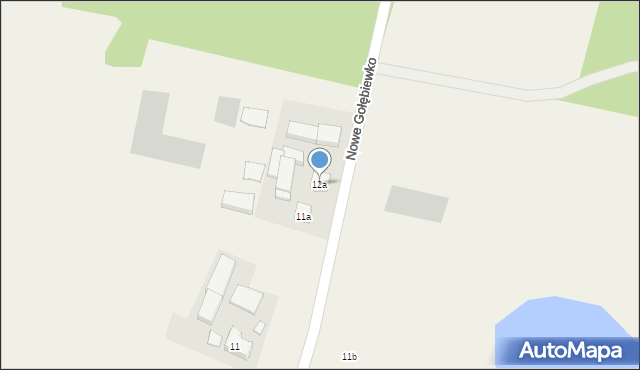 Nowe Gołębiewko, Nowe Gołębiewko, 12a, mapa Nowe Gołębiewko