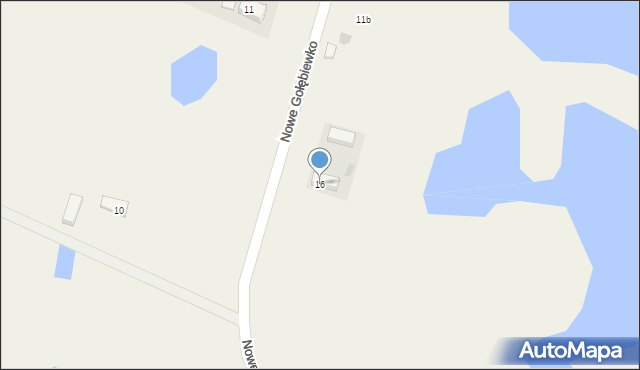 Nowe Gołębiewko, Nowe Gołębiewko, 16, mapa Nowe Gołębiewko