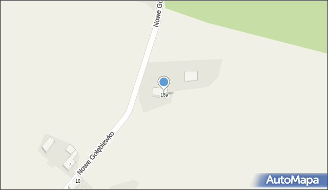 Nowe Gołębiewko, Nowe Gołębiewko, 18a, mapa Nowe Gołębiewko