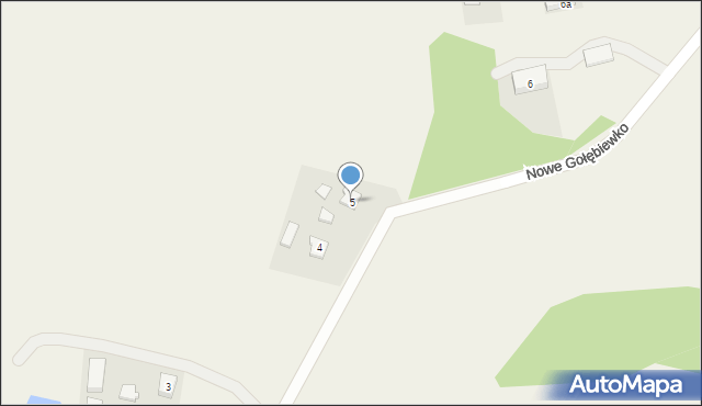 Nowe Gołębiewko, Nowe Gołębiewko, 5, mapa Nowe Gołębiewko