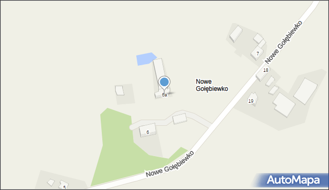 Nowe Gołębiewko, Nowe Gołębiewko, 6a, mapa Nowe Gołębiewko
