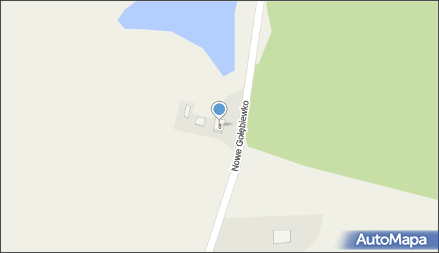 Nowe Gołębiewko, Nowe Gołębiewko, 8, mapa Nowe Gołębiewko