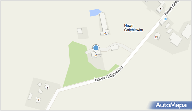Nowe Gołębiewko, Nowe Gołębiewko, 6, mapa Nowe Gołębiewko