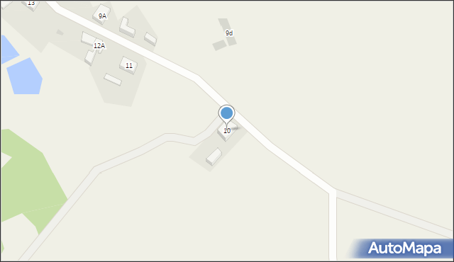 Nowe Gorzycko, Nowe Gorzycko, 10, mapa Nowe Gorzycko