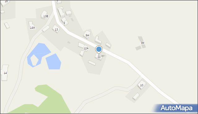 Nowe Gorzycko, Nowe Gorzycko, 11, mapa Nowe Gorzycko