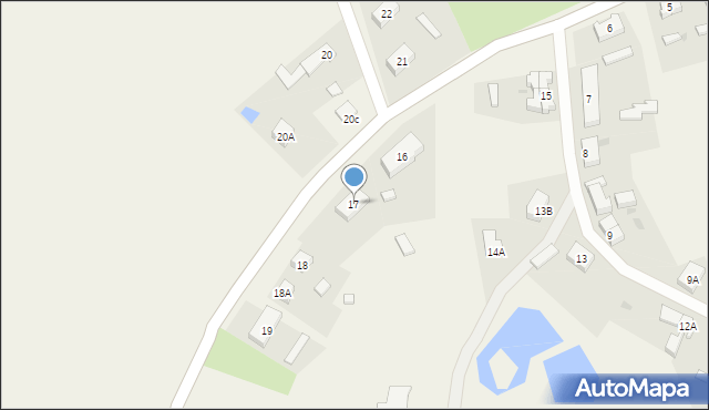Nowe Gorzycko, Nowe Gorzycko, 17, mapa Nowe Gorzycko