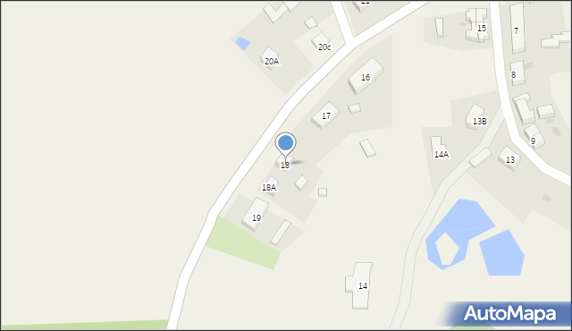 Nowe Gorzycko, Nowe Gorzycko, 18, mapa Nowe Gorzycko