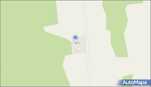 Nowe Gorzycko, Nowe Gorzycko, 25, mapa Nowe Gorzycko