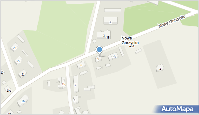 Nowe Gorzycko, Nowe Gorzycko, 5a, mapa Nowe Gorzycko