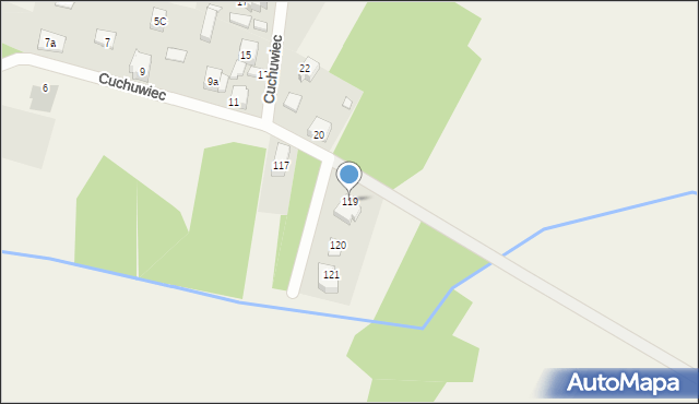 Nowe Grabie, Nowe Grabie, 119, mapa Nowe Grabie