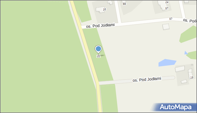 Nowe Grabie, Nowe Grabie, 22, mapa Nowe Grabie