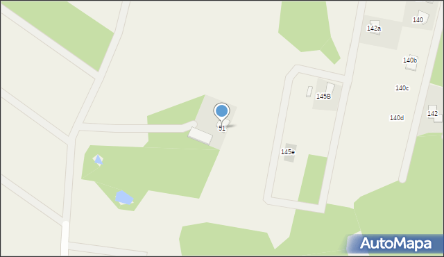 Nowe Grabie, Nowe Grabie, 51, mapa Nowe Grabie