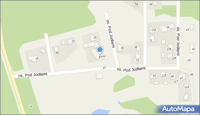 Nowe Grabie, Nowe Grabie, 97, mapa Nowe Grabie