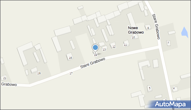 Nowe Grabowo, Nowe Grabowo, 14, mapa Nowe Grabowo
