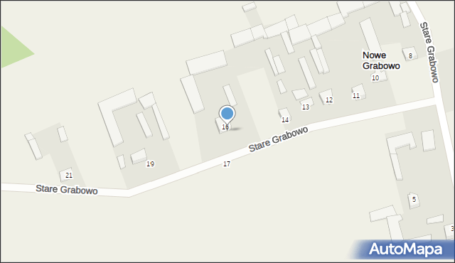 Nowe Grabowo, Nowe Grabowo, 16A, mapa Nowe Grabowo