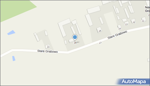 Nowe Grabowo, Nowe Grabowo, 19, mapa Nowe Grabowo