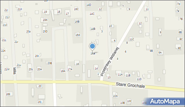 Nowe Grochale, Nowe Grochale, 14a, mapa Nowe Grochale
