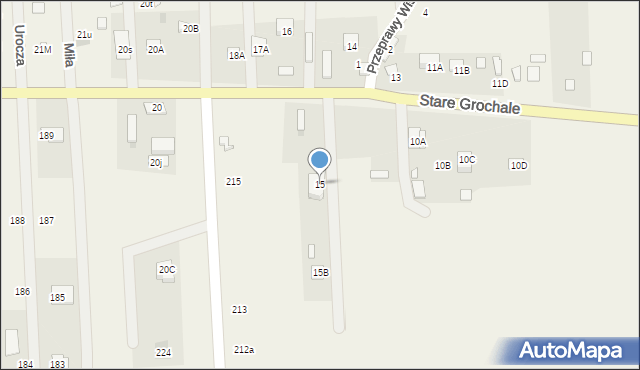 Nowe Grochale, Nowe Grochale, 15, mapa Nowe Grochale