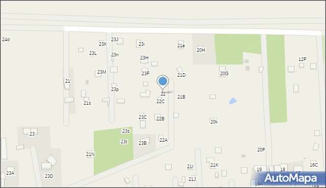 Nowe Grochale, Nowe Grochale, 22, mapa Nowe Grochale