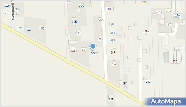 Nowe Grochale, Nowe Grochale, 30k, mapa Nowe Grochale