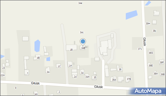 Nowe Grochale, Nowe Grochale, 34B, mapa Nowe Grochale