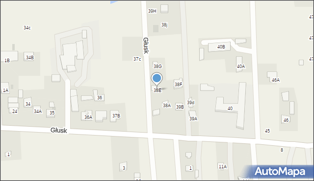 Nowe Grochale, Nowe Grochale, 38E, mapa Nowe Grochale