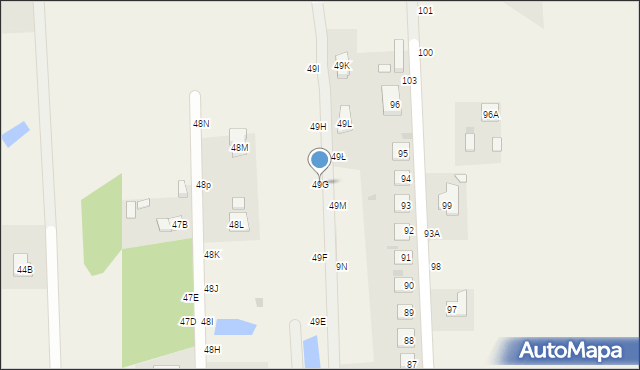 Nowe Grochale, Nowe Grochale, 49G, mapa Nowe Grochale