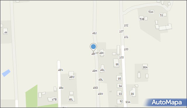 Nowe Grochale, Nowe Grochale, 49I, mapa Nowe Grochale