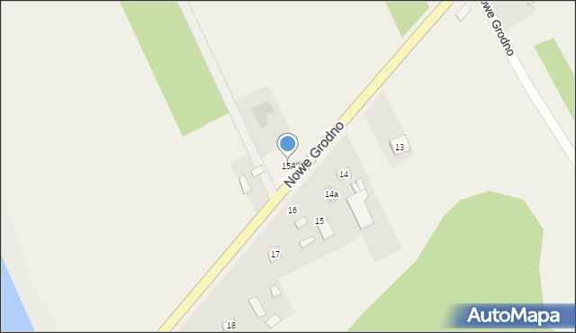 Nowe Grodno, Nowe Grodno, 15A, mapa Nowe Grodno