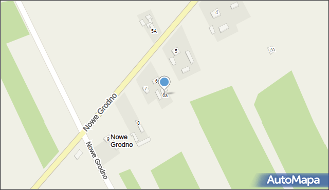 Nowe Grodno, Nowe Grodno, 6a, mapa Nowe Grodno