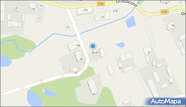 Nowe Grodziczno, Nowe Grodziczno, 17, mapa Nowe Grodziczno