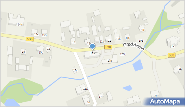 Nowe Grodziczno, Nowe Grodziczno, 17a, mapa Nowe Grodziczno