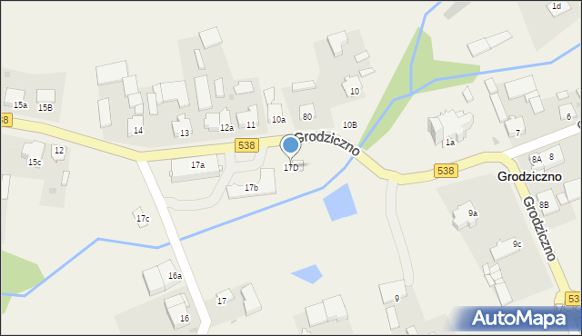 Nowe Grodziczno, Nowe Grodziczno, 17D, mapa Nowe Grodziczno