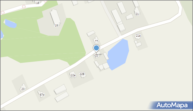 Nowe Grodziczno, Nowe Grodziczno, 22, mapa Nowe Grodziczno