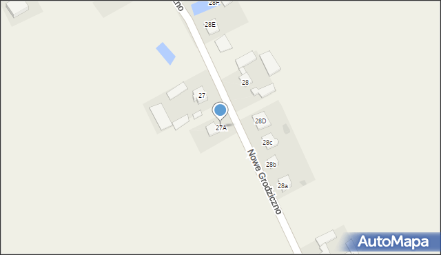 Nowe Grodziczno, Nowe Grodziczno, 27A, mapa Nowe Grodziczno