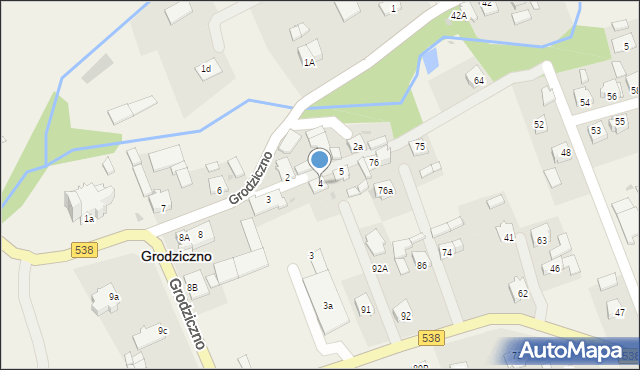 Nowe Grodziczno, Nowe Grodziczno, 4, mapa Nowe Grodziczno